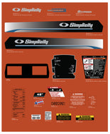 1999 Simplicity Sovereign 18 Horse 48 Inch Decal Kit