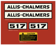 Allis Chalmers 517 Loader Decals