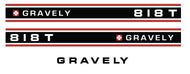 Gravely 818T Hood & Rear Fender Decals