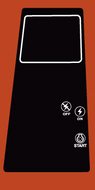 Allis Chalmers LTD Dash Off On Start Decal