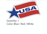 Simplicity USA Flag Decal