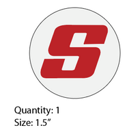 Simplicity Steering Wheel Decal With White Background