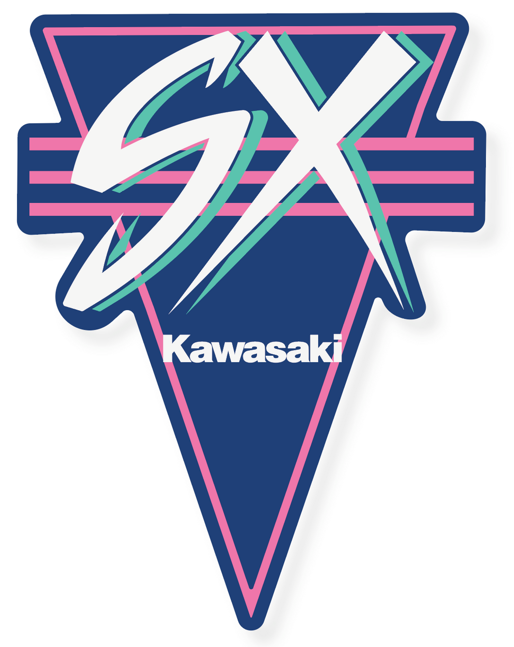 1990 Kawasaki 650SX Jet Ski Front Nose Decal