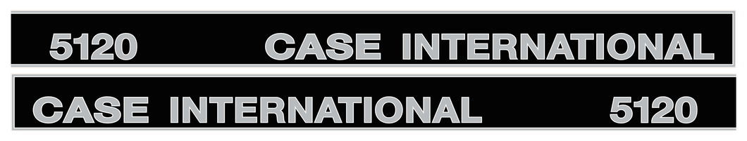Case International 5120 Hood Decals