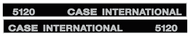 Case International 5120 Hood Decals