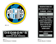 Beta Premier Mini Bike Decals