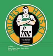 Bolens Ridemaster Tractor Fuel Tank With Green Boarder Decals