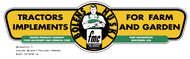 Bolens Tractor Implement Decal With Black Boarder (Large)