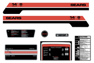 SEARS 1977 14/6 Decal Kit