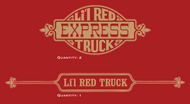 Lil Red Express Truck Go Kart Decals
