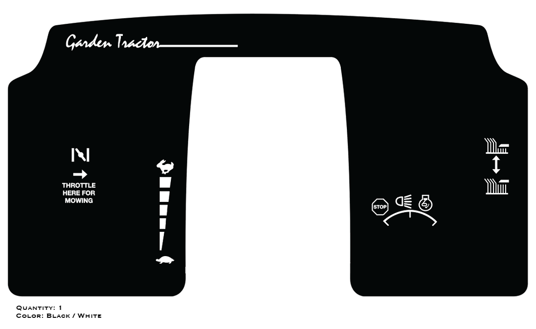 1997 Craftsman Dash Decal