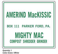 Mac Shredder Grinder Decal