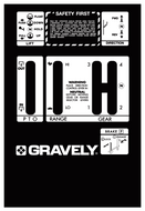 Gravely Shift Lawn Mower Decal (PTO Reversed)