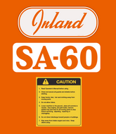 Inland SA-60 Snowblower Decals