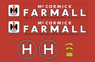 McCormick Farmall International Harvester Tractor Decals