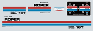 SEARS / ROPER Eight Speed 16T Decals