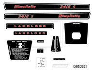Simplicity 3410 S Decal Kit