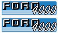 1964 Ford 4000 Hood Decals