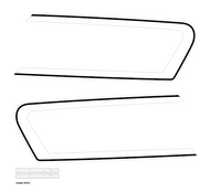 1974 Suzuki GT 185 Decal Set