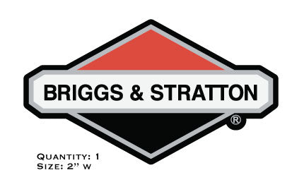 Briggs and Stratton Logo Engine Decal
