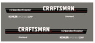 Craftsman Kohler Magnum 20hp Hood Decals