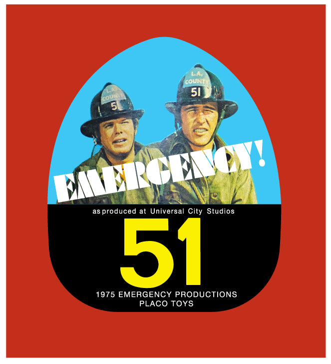 Emergency TV Show Helmet Decals