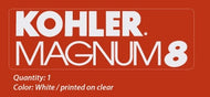 Kohler M8 Magnum 8 Engine Decal
