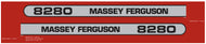 Massey Ferguson 8280 Hood Decals
