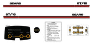 SEARS 1973-1975 ST/16 Twin Decal Kit
