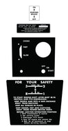 Simplicity 5008 System Assorted Warning Decals