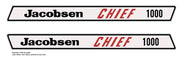 Jacobsen Chief 1000 Hood Decal