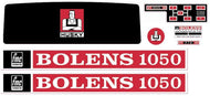 Bolens 1050 decal set