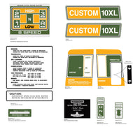 SEARS 1971 Custom 10XL Decal Kit