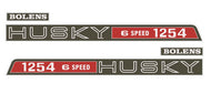Bolens Husky 1254 6 speed hood Decal