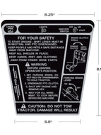 Allis Chalmers 900 Shifter Hydro Decal