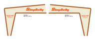 Simplicity 12.5 HP Hydro Hood Decals