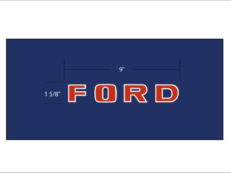 Ford LT75 Seat Decal
