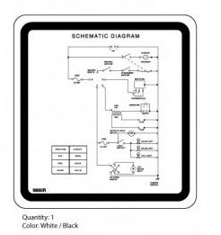 SEARS 1977 16/6 Twin Schematic Decal