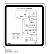 SEARS 1977 16/6 Twin Schematic Decal