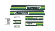 Bolens 1600 Eliminator decal set
