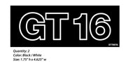 Ariens GT16 Side Hood Decals