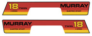Murray 18 Twin Hood Decals