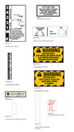 Ariens 1968 Assorted Snow Blower Decals