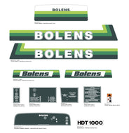 Bolens 1986 HDT 1000 Diesel Tractor Decal Kit