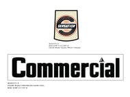 Sensation and Commercial logo Decals