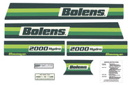 Bolens 2000 Eliminator Decal Set