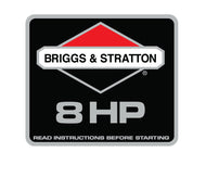 Briggs & Stratton 8 HP Decal