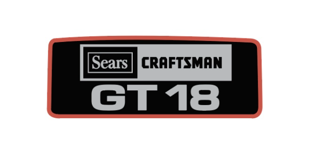 SEARS GT18 Front Decal