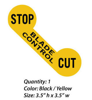 Homelite Yard Trac Deluxe Blade Control Decal