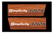 Simplicity Landlord 3212H decal